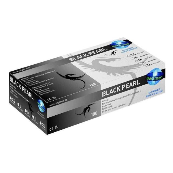 Nitril Handschuhe Black Pearl unsteril Größe S
